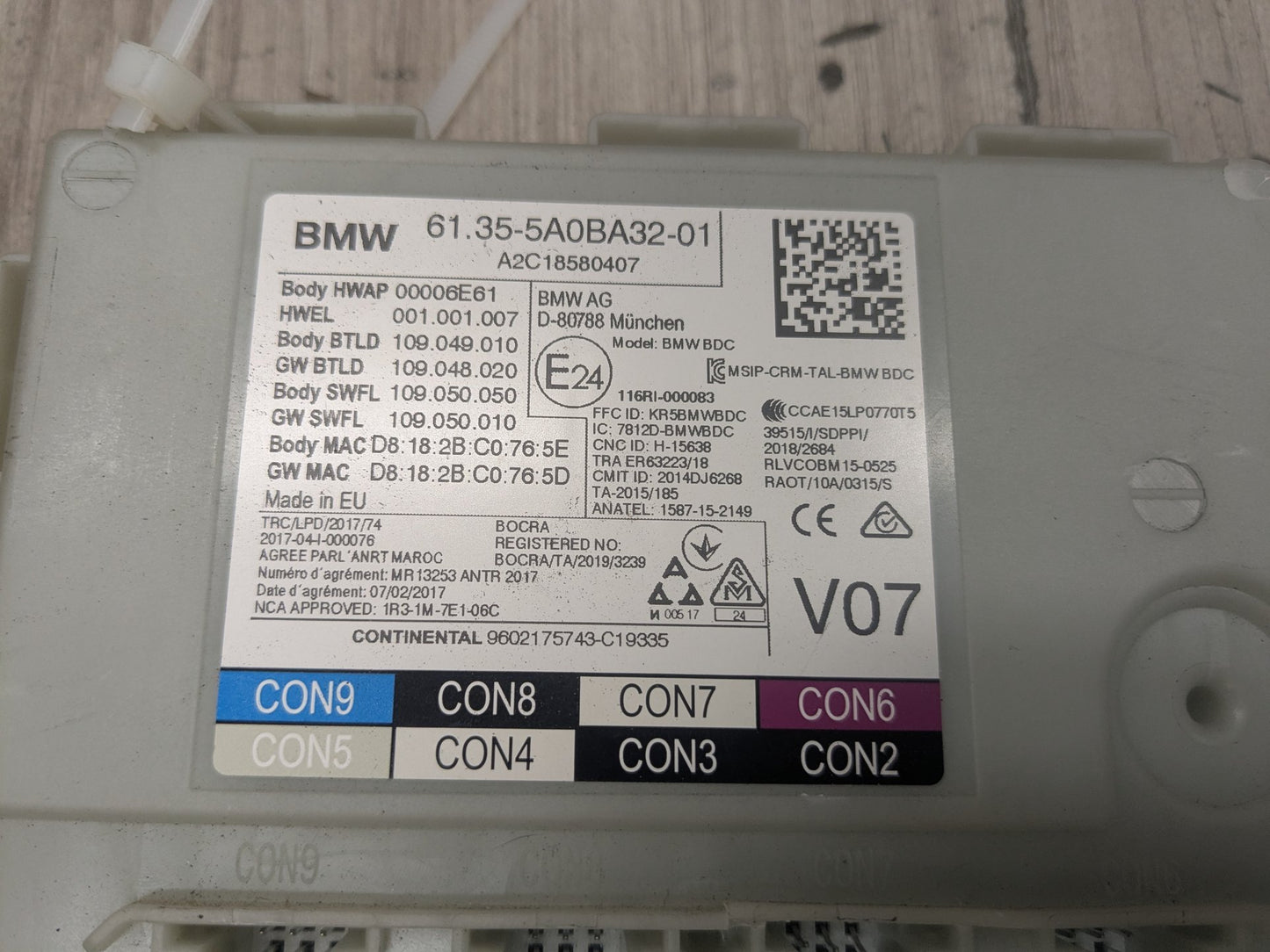18-21 OEM BMW G01 X3 Body Domain Controler BDC Control Module Unit + Key