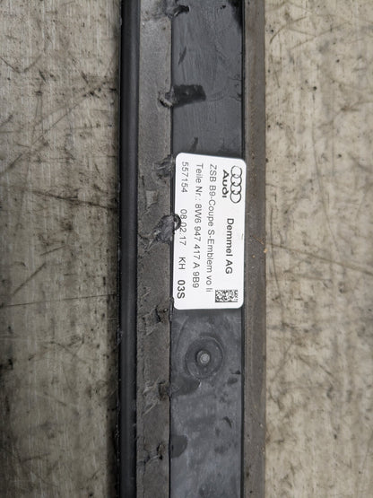 2018-2024 Audi S5 B9 Rear Left Right Scuff Plate Door Sill SET 8W6947417A S Line