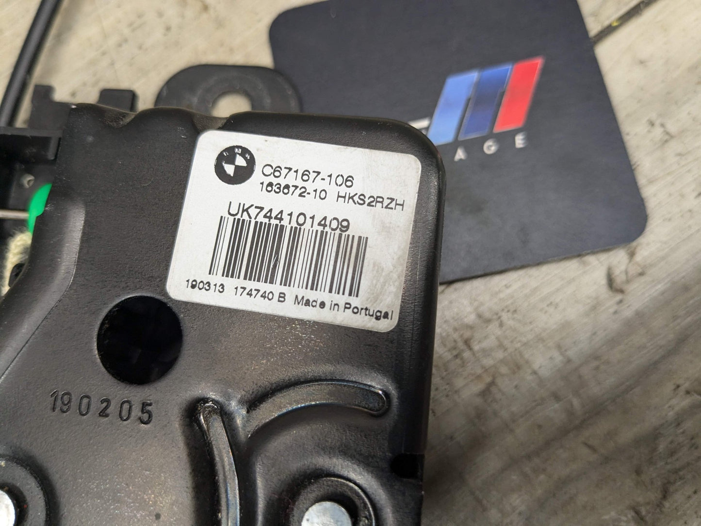 2019 BMW 330i G20 Liftgate Trunk Lid Liftgate Lock Latch Actuator 7441014 19-21 OEM BMW G20 G80 330 M340 Trunk Lid Actuator Latch Lock System w Soft Close