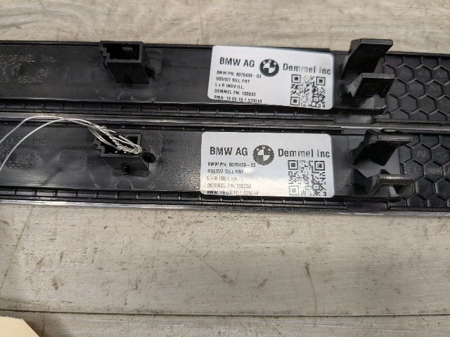 2020 BMW X5 G05 Front Rear Left Right Scuff Plate Door Sill SET 8070439 Individual OEM