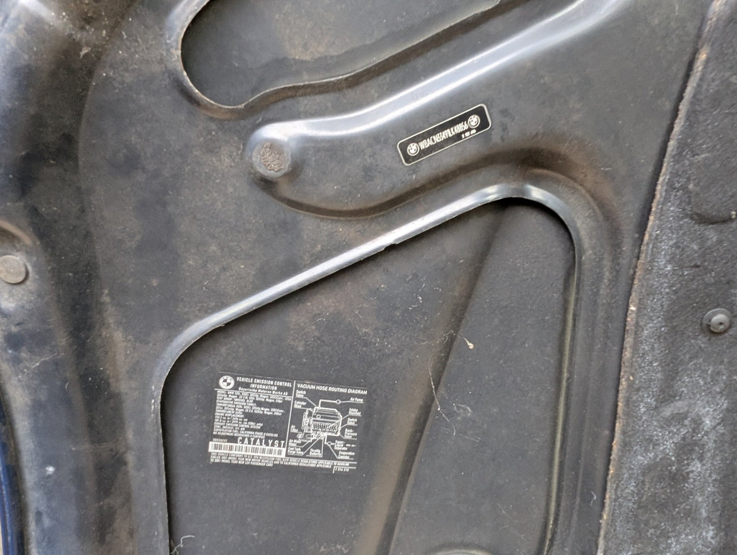 2001 BMW Z3 E36- Hood Bonnet Shell Panel