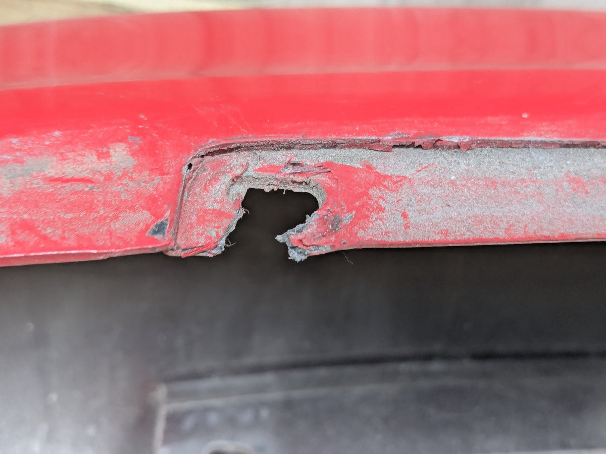 *96-02 OEM BMW E36 Z3 Rear Bumper Cover Panel Assembly Red 314 Red 314