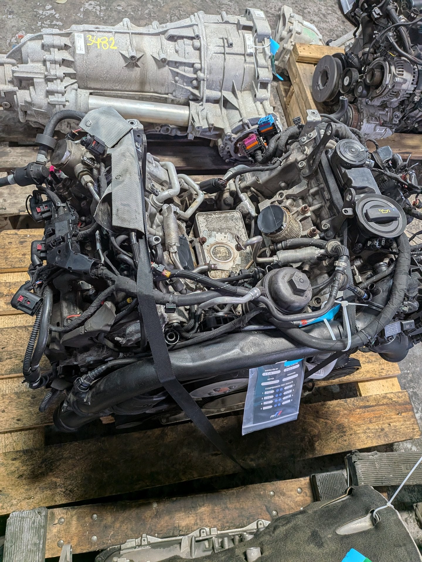 2018-2024 AUDI S4 S5 SQ5 3.0 V8 ENGINE MOTOR CWG/ CWGD OEM 105k Miles RAN!