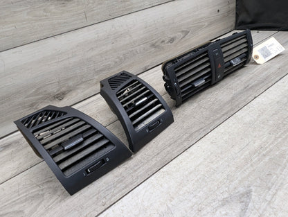08-13 BMW 128i E82 Dashboard Dash Board Left Right Center Air Vent SET 7059188