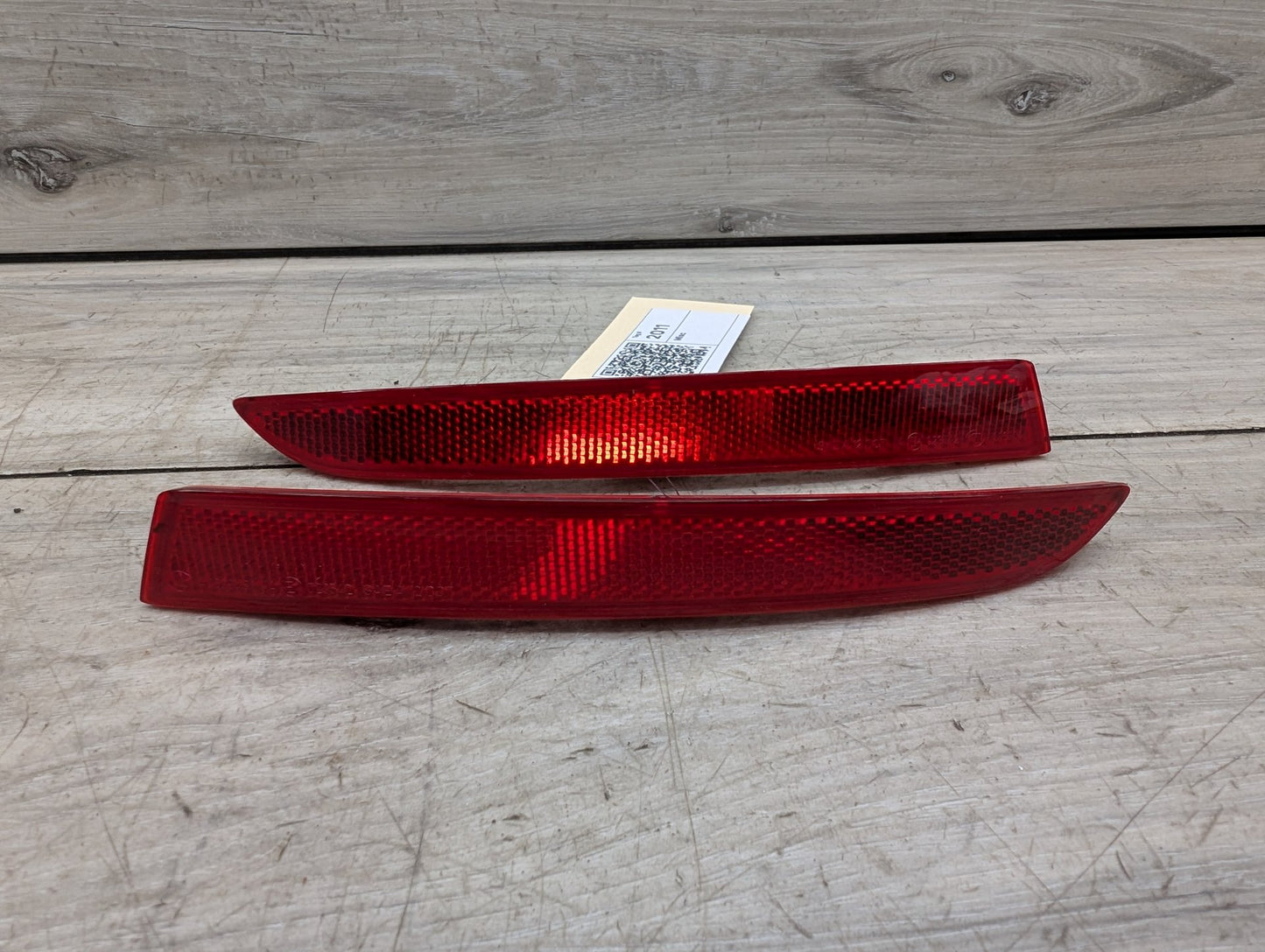 2011 - 2016 BMW 528i F10 Rear Left Right Bumper Reflectors SET 7318555 N20B20O0