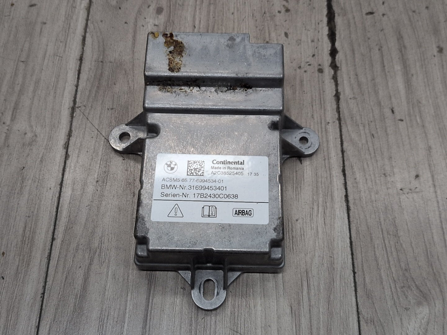 PRE-LCI OEM BMW F90 F97 G01 G12 G30 Air Bag SRS ICM Control Module Unit