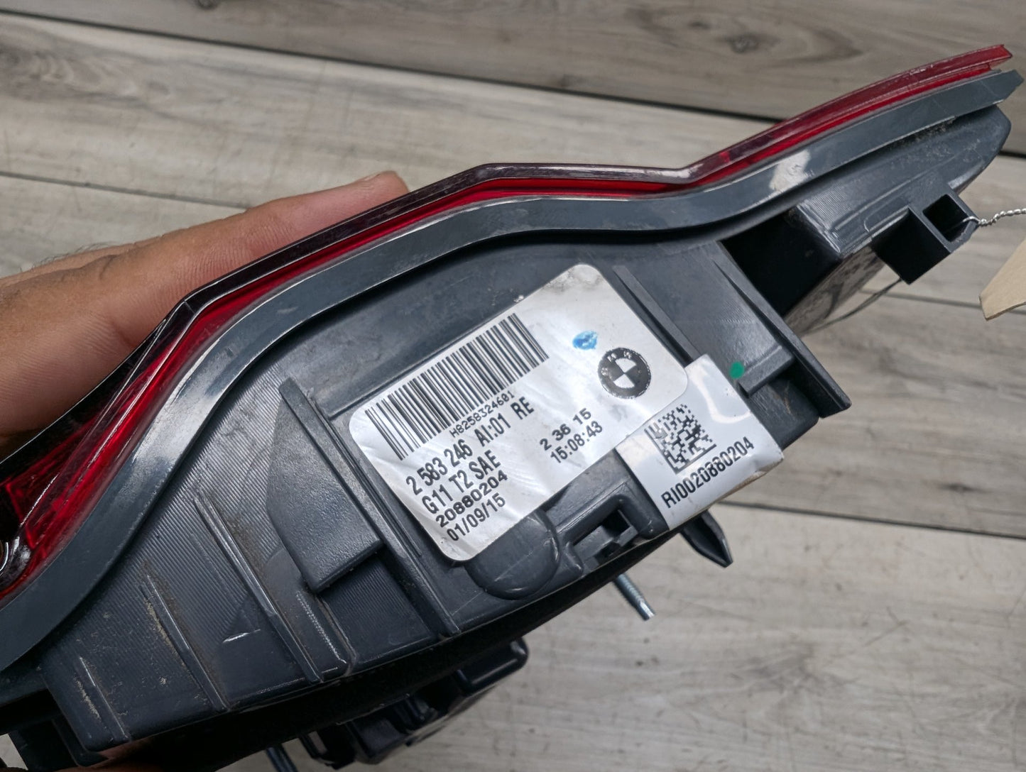 16-19 OEM BMW G11 G12 740 750 Rear Right Passenger Trunk Inner Stop Tail Light
