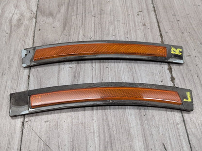 OEM BMW F01 F02 740 750 760 Rear Left Right Driver Passenger Bumper Side Marker Light Reflector PAIR