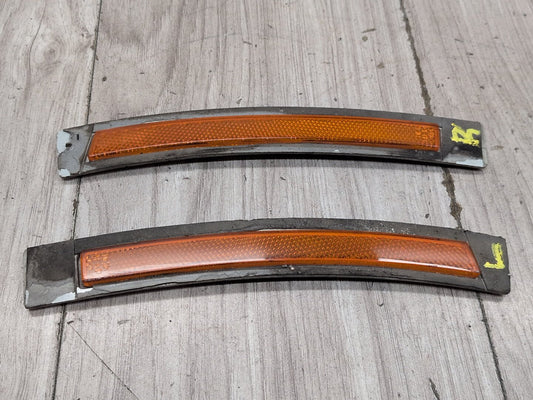 OEM BMW F01 F02 740 750 760 Rear Left Right Driver Passenger Bumper Side Marker Light Reflector PAIR