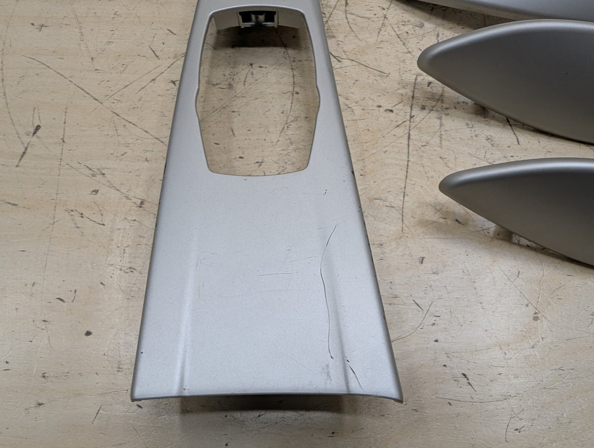 *NOTE 2012-18 BMW F30 Front Rear Left Right Dash Interior Trims SET Satin Silver