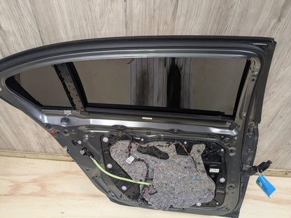 16-22 OEM BMW G11 G12 740 750 M760 Rear Left Driver Door Shell Panel Gray C26 MAGELLANGRAU METALLIC (C26)