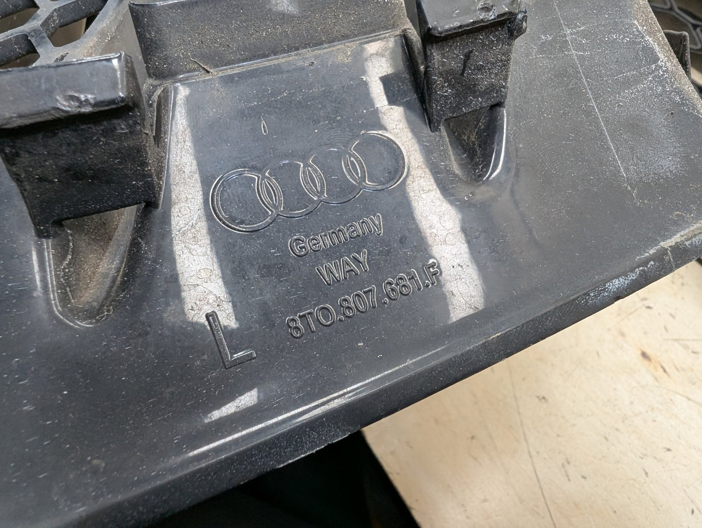 2011-2017 Audi RS5 8T Front Left Right Center Bumper Cover Grilles SET 8T0853651J OEM