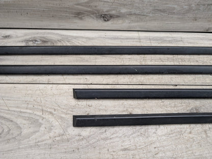 07-13 BMW X5 E70 Front Rear Left Right Exterior Door Trim Molding SET 7158533