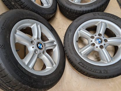 OEM BMW E36 Z3 2.8 3.0 E46 325Ci Wheels Rims 7JX16 ET:46 Star Spoke Style 55 SET