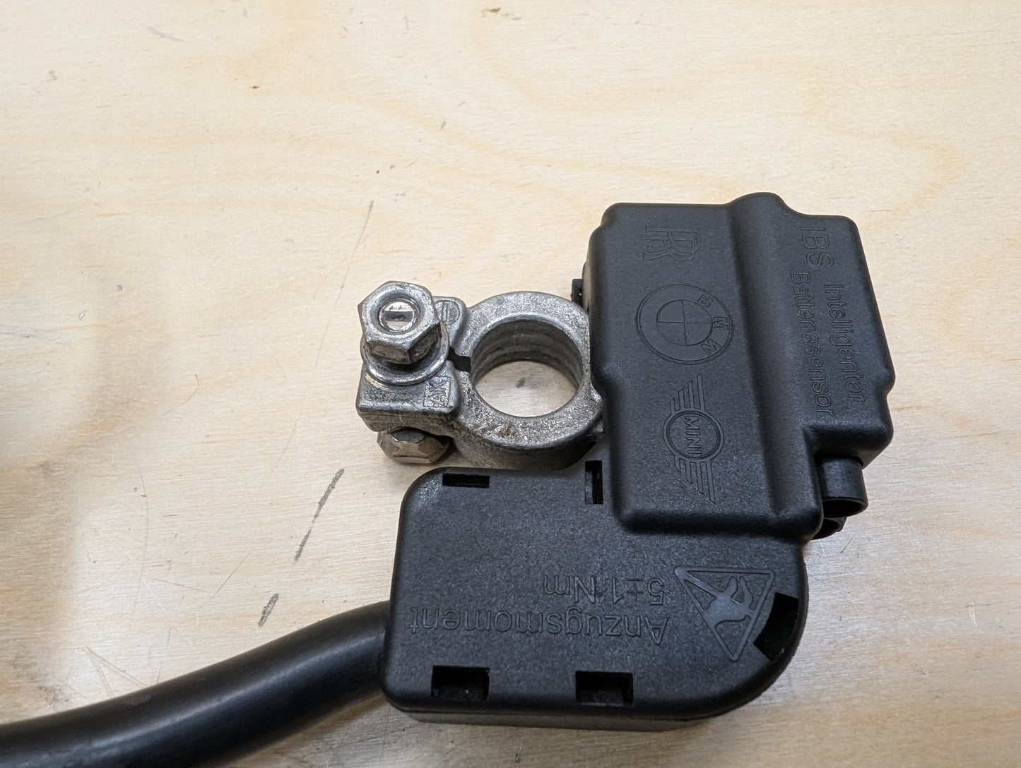 OEM BMW E60 E70 E71 E93 X5 M3 Battery Negative Terminal IBS Sensor Ground Cable