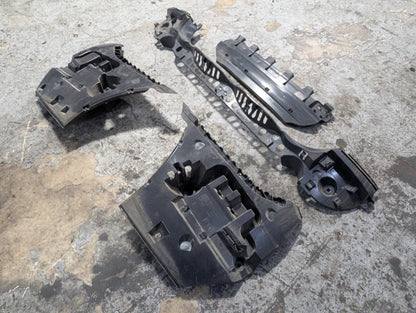 2011-2016 BMW 535i F10 Rear Left Right Center Bumper Support Brackets SET 7204017