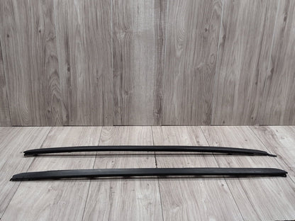 2015 - 2019 BMW X6 F86 Front Left Right Side Windshield Drip Trim Molding SET 7462217 S63B44T2