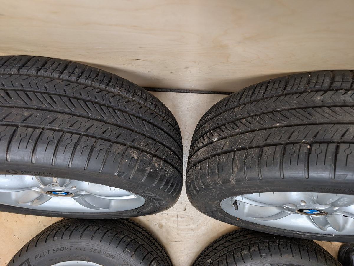 OEM BMW E36 Z3 2.8 3.0 E46 325Ci Wheels Rims 7JX16 ET:46 Star Spoke Style 55 SET