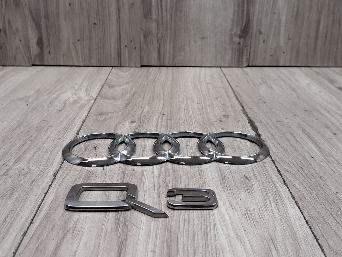 2015-2018 Audi Q3 8U Rear Liftgate Trunk Lid Emblem PN: 8U0853742