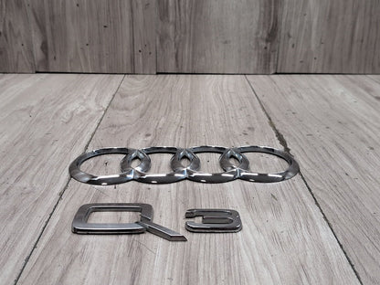 2015-2018 Audi Q3 8U Rear Liftgate Trunk Lid Emblem PN: 8U0853742