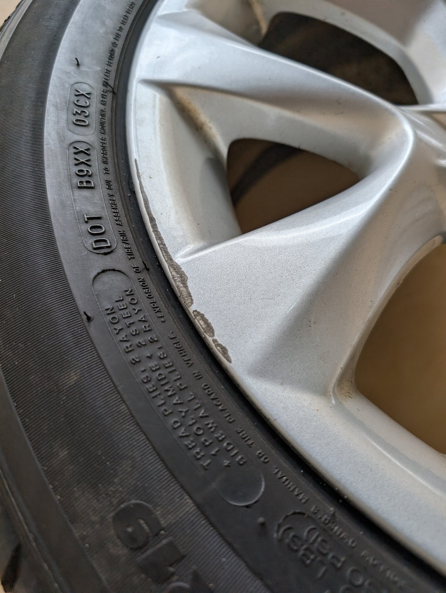 07-13 OEM BMW X5 E70 Wheel Rim 19x9 ET:48 LA Star Spoke Style 334