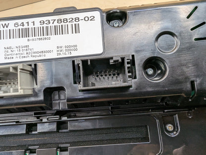 2011-2016 BMW X3 F25 Front AC Heater Climate Control Switch 9378828