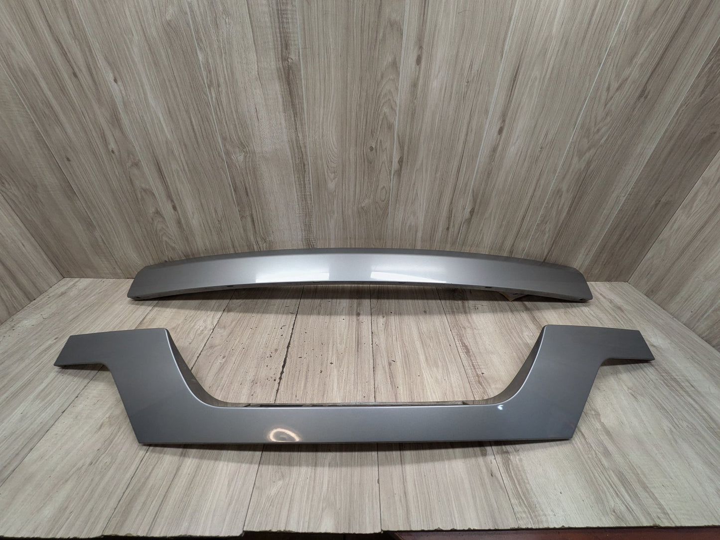 04-10 OEM BMW X3 E83 Liftgate Trunk Exterior Molding Trim SET 7052452