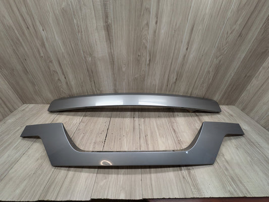 04-10 OEM BMW X3 E83 Liftgate Trunk Exterior Molding Trim SET 7052452