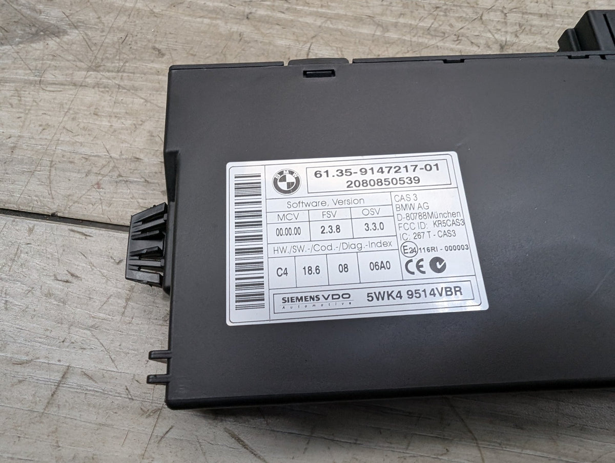 OEM BMW E82 E88- Engine N51 Motor ECU DME Computer w Cas & Key SET MSV80 7587166
