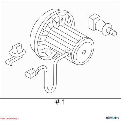 2013-2017 Audi S5 8T Secondary Smog Air Injection Pump 079959231C OEM