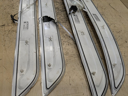 2016-2019 BMW 740Li G12 Scuff Plate Door Sill SET 7369887 OEM