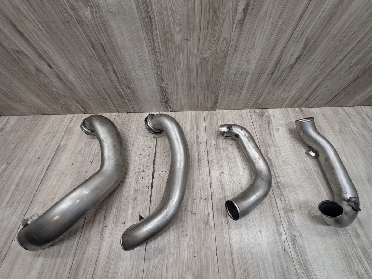 2009-2012 Mercedes-Benz E550 W212 AFTERMARKET Downpipes Down Pipes SET