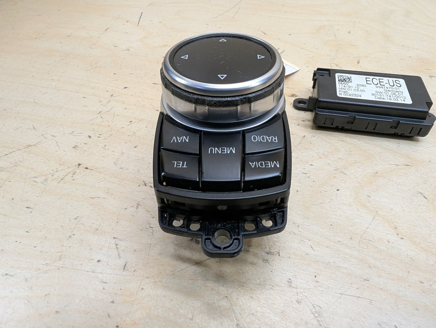 OEM BMW F15 F22 F30 F32 F80 F82 iDrive Navigation Controller Knob NBT NAV Button