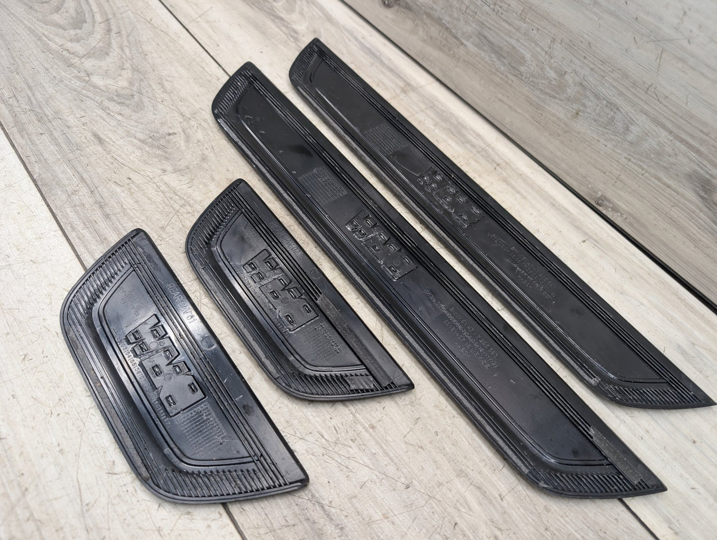 2011 - 2017 BMW X3 F25 Front Rear Left Right Scuff Plate Door Sill SET 7205597 N55B30M0
