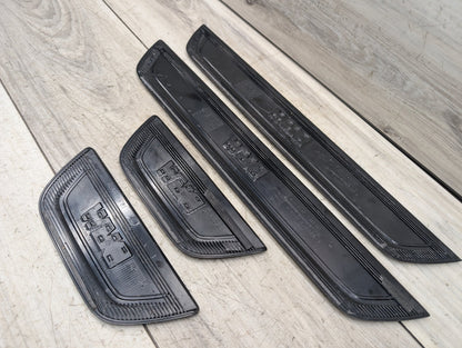 2011 - 2017 BMW X3 F25 Front Rear Left Right Scuff Plate Door Sill SET 7205597 N55B30M0