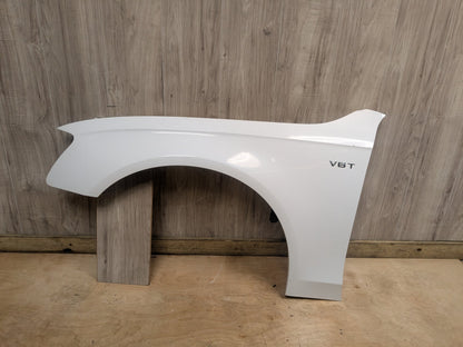 2009-2012 Audi A4 S4 B8 Front Left Driver Fender Panel White T9/ Y9C