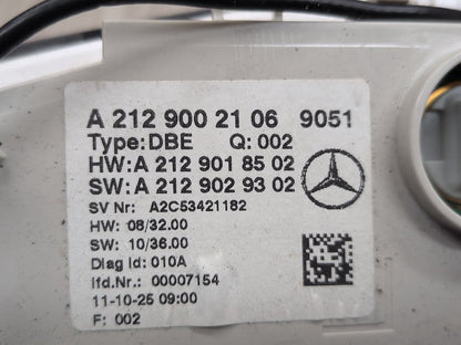 2009-2012 Mercedes-Benz E550 W212 Headliner Overhead Dome Light Switch Module