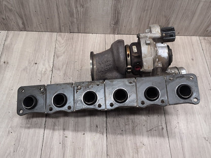 OEM BMW F06 F10 F15 F22 F25 F30 F32 F33 F36 X5 Turbo Charger w/ Manifold N55 EWG