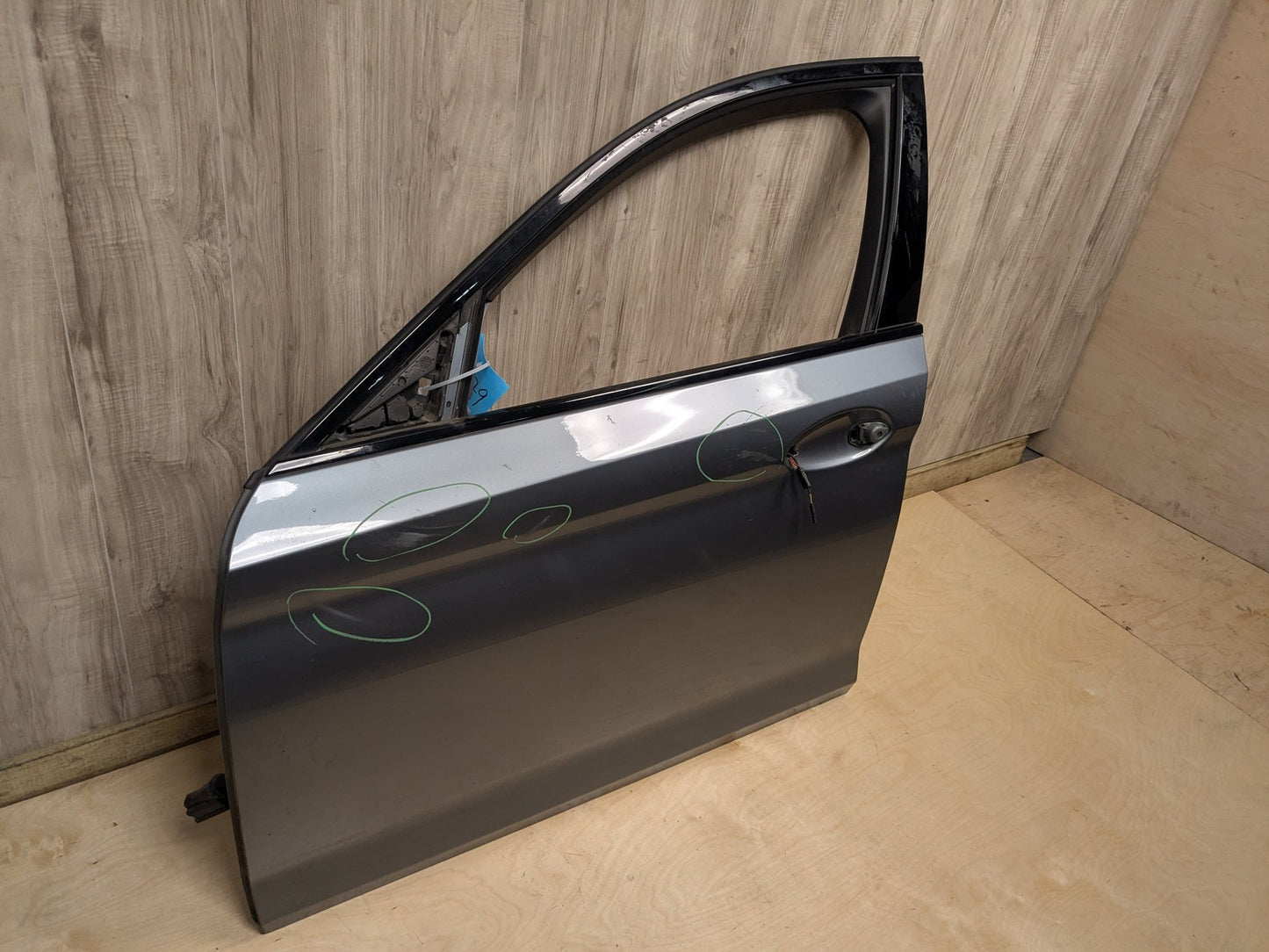 17-23 BMW F90 G30 530 540 M550 M5 Front Left Driver Door Shell Panel White