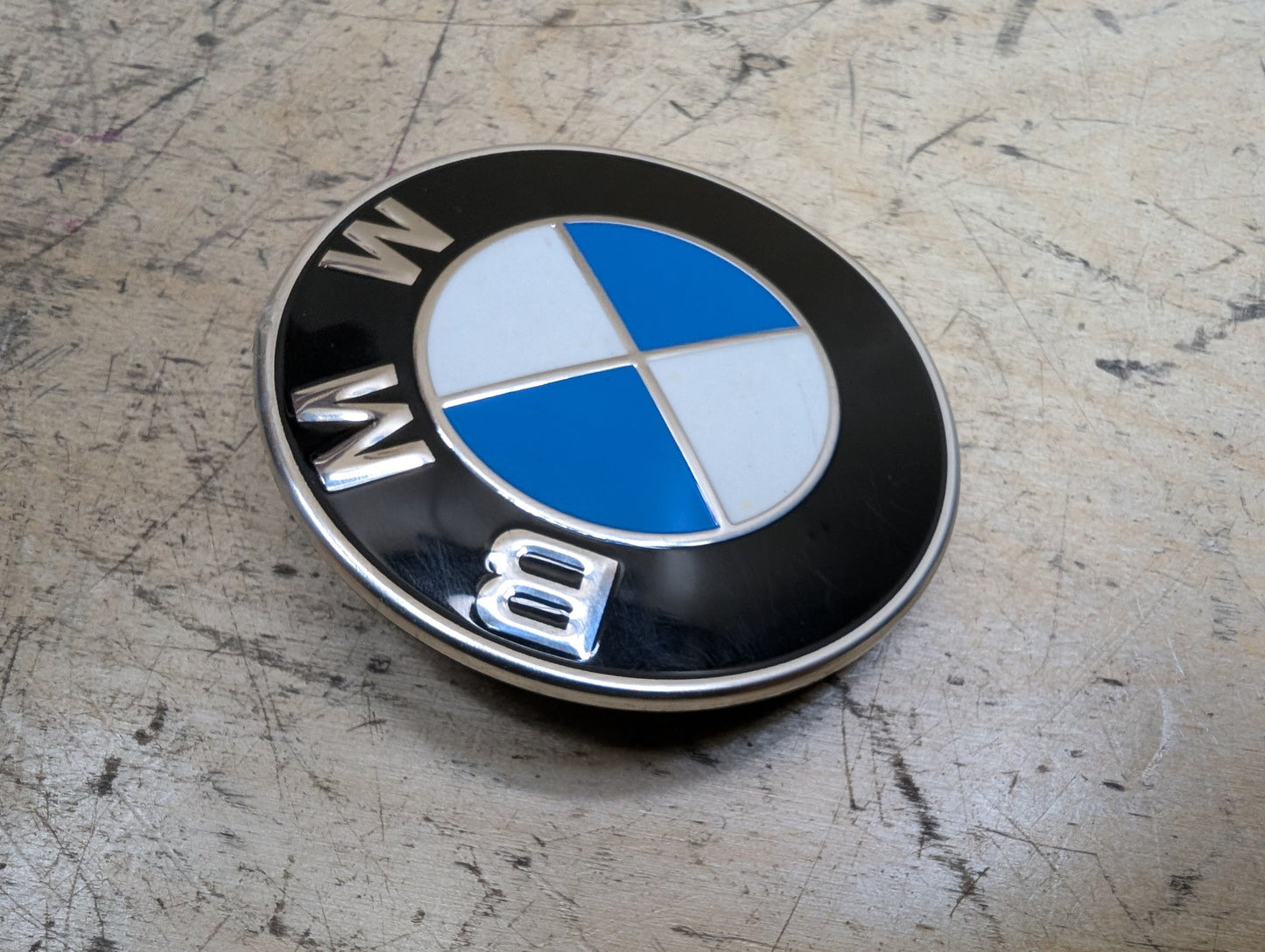 Genuine OEM BMW F39 F90 G20 G30 G80 M3 Bumper Hood Trunk Rear Round Emblem 74mm