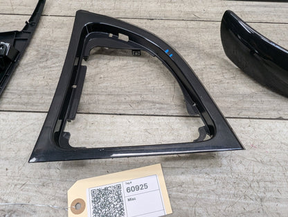 07-10 OEM BMW E93 335 Wood Burr Walnut Interior Trim Dash Panels Console SET