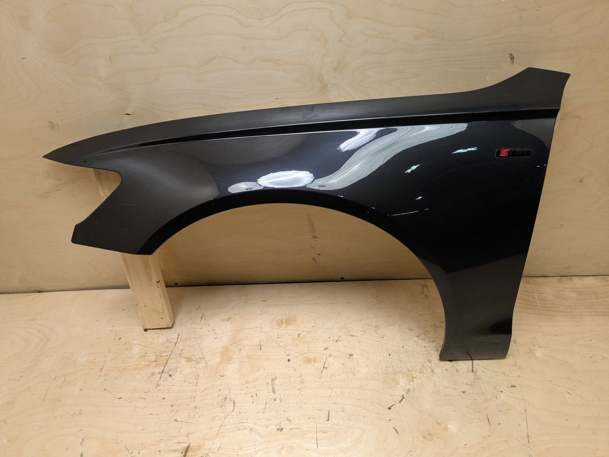 2012-2018 Audi A6 C7 Front Left Driver Fender Panel Black 4N/X7U