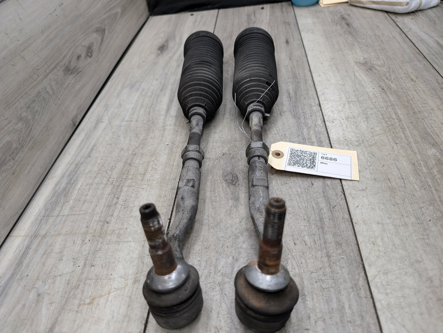 OEM BMW F02 F06 F10 F13 528 640 750 Left Right Inner Outer Tie Rods w Boot PAIR