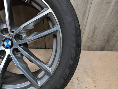 OEM BMW G01 G02 X3 X4 Wheel Rim 19x7.5 ET32 LM Rad Doppelspeiche Style 698M