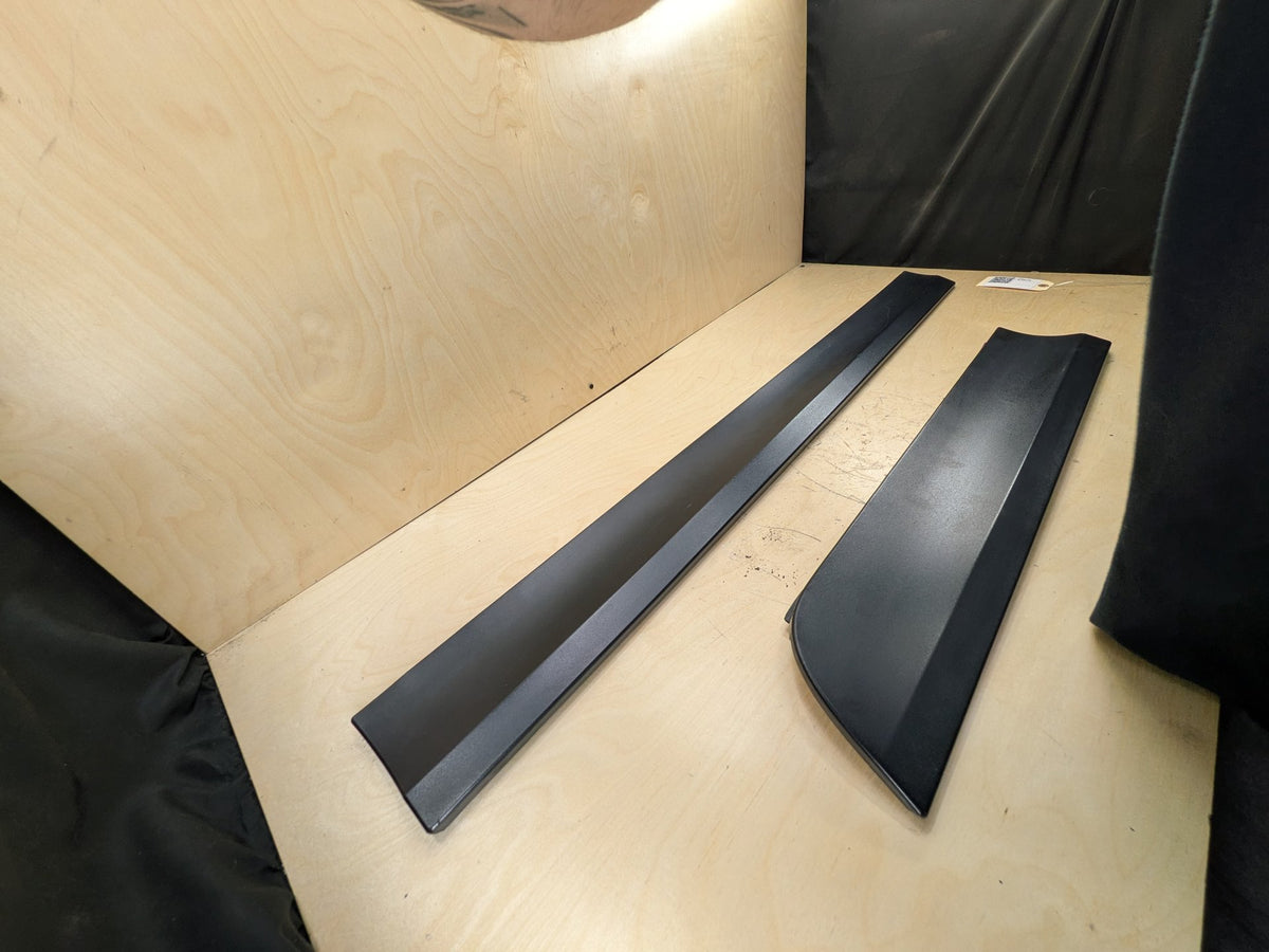 2011-2016 BMW X3 F25 Left Driver Side Skirt Rocker Panel Mouldings Front Rear SET