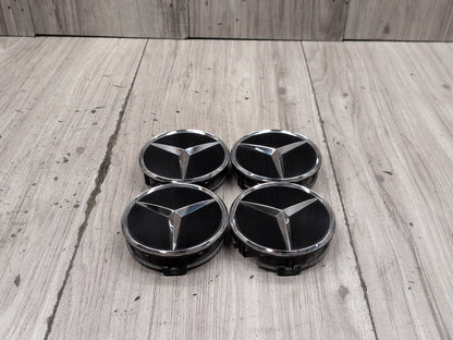 2009-2012 Mercedes-Benz E550 W212 Wheel Rim Hub Center Cap SET 2204000125 OEM