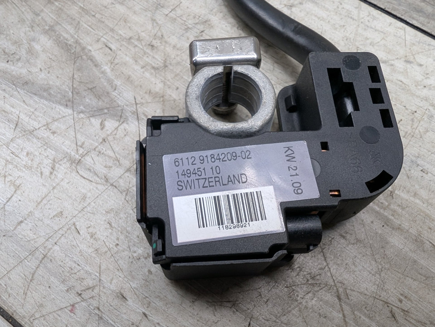 2007-2013 BMW X5 E70 Battery Negative IBS Wire Cable 9184209