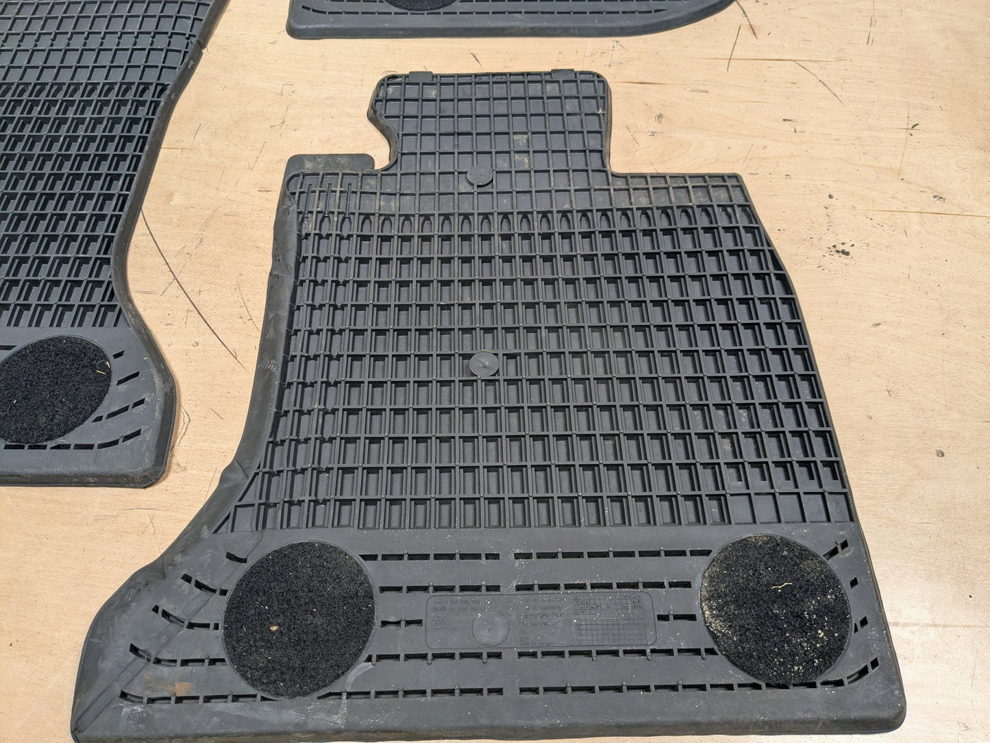 OEM BMW F01 Front Rear Left Right All Weather Carpet Floor Mats SET