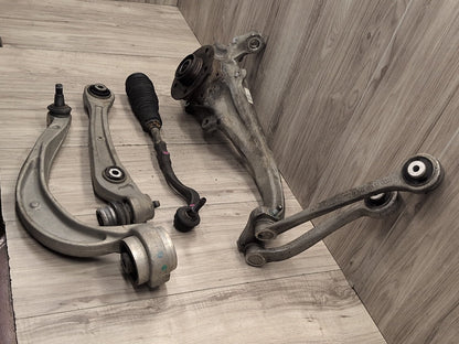 2013 - 2017 Audi S5 8T Front Left Driver Control Arms w/ Tie Rod SET 8K0407257AB CTUB
