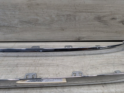 16-19 OEM BMW G12 740 750 Front Bumper Cover Lower Chrome Molding Trim SET